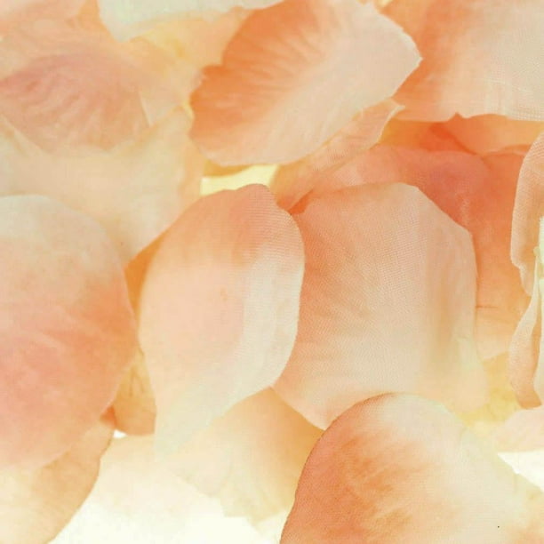 Rose Petals silk wedding table confetti Peach Rose Petals silk wedding table confetti Peach